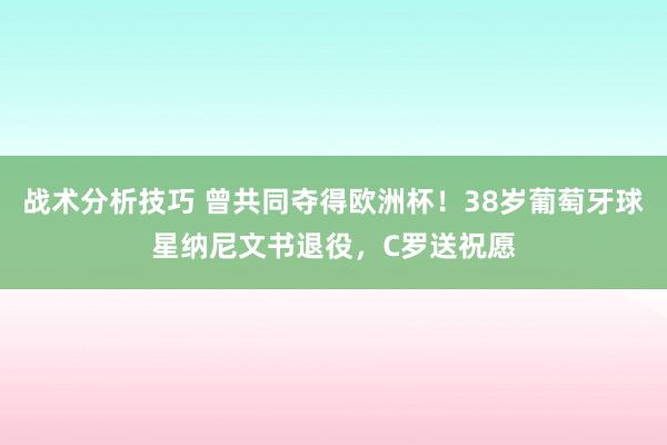 战术分析技巧 曾共同夺得欧洲杯！38岁葡萄牙球星纳尼文书退役